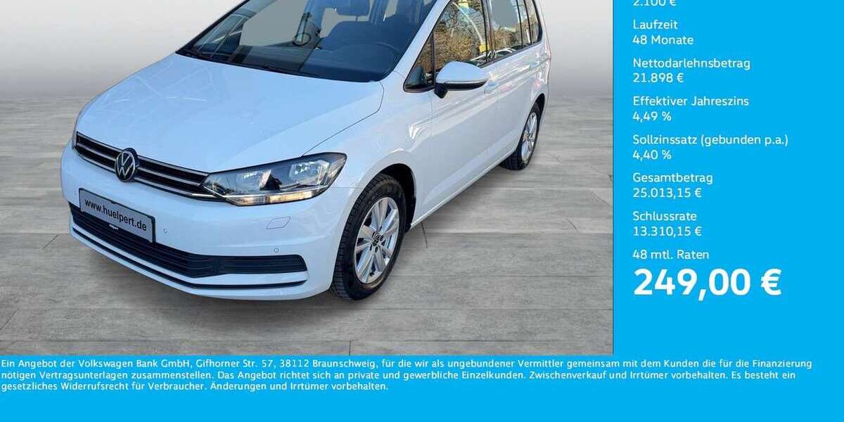 VW Touran 67.091 km 23.777 &euro; Dortmund-Marten 44379