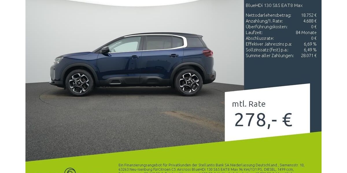 Citroen C5 Aircross 64.380 km 23.440 &euro; Dülmen 48249