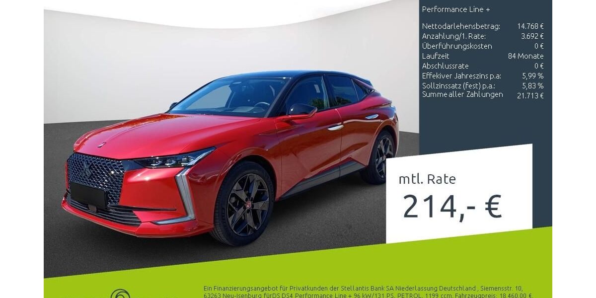 DS Automobiles DS4 11.291 km 18.170 &euro; Dülmen 48249