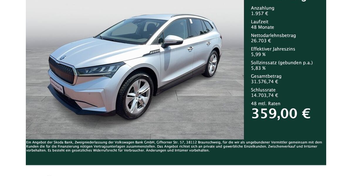 Skoda Enyaq 37.038 km 28.660 &euro; Dortmund 44309