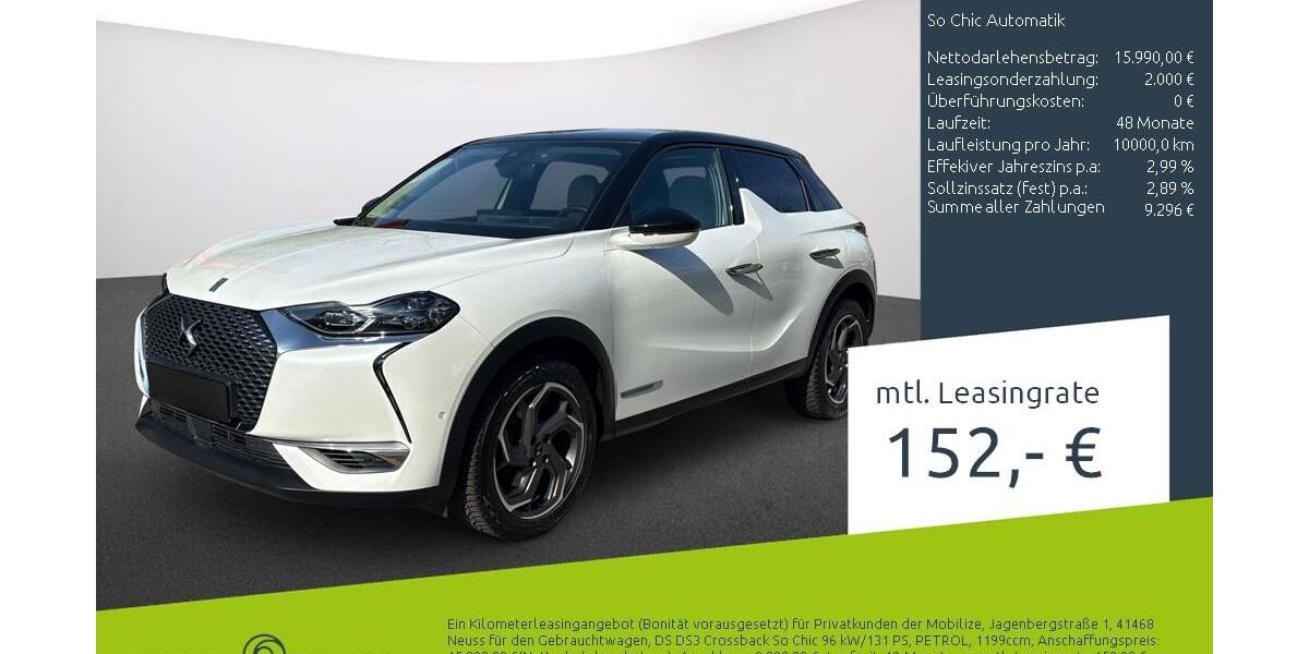 DS Automobiles DS3 Crossback 51.052 km 15.799 &euro; Borken 46325