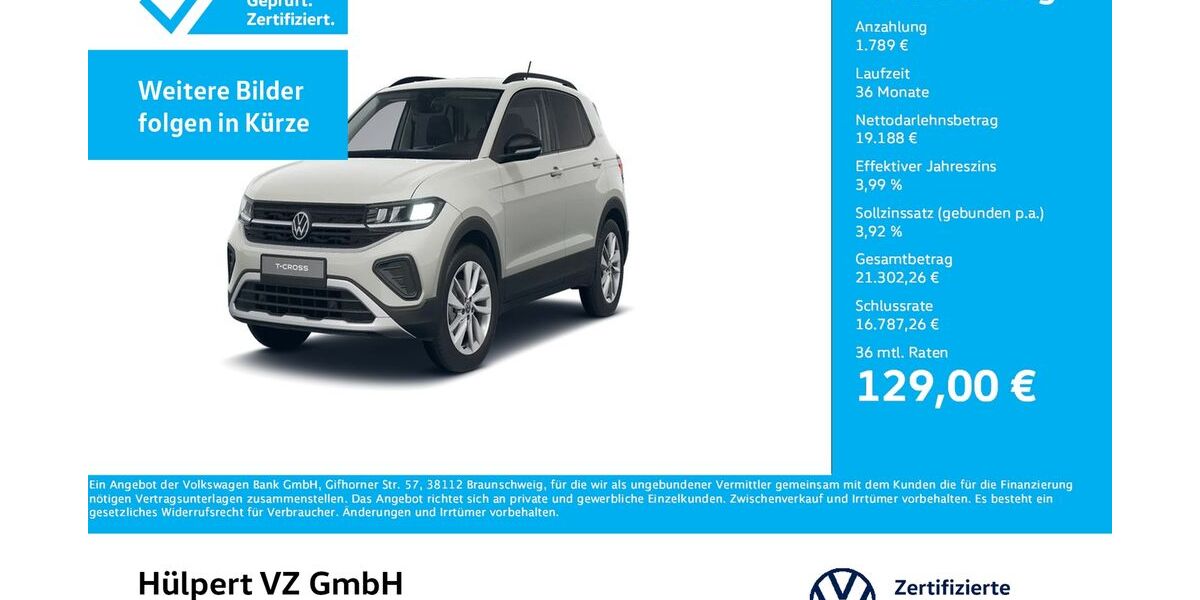 VW T-Cross 9.560 km 20.977 &euro; Dortmund 44379