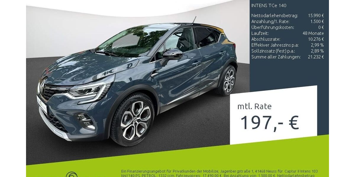 Renault Captur 10.062 km 17.885 &euro; Borken 46325