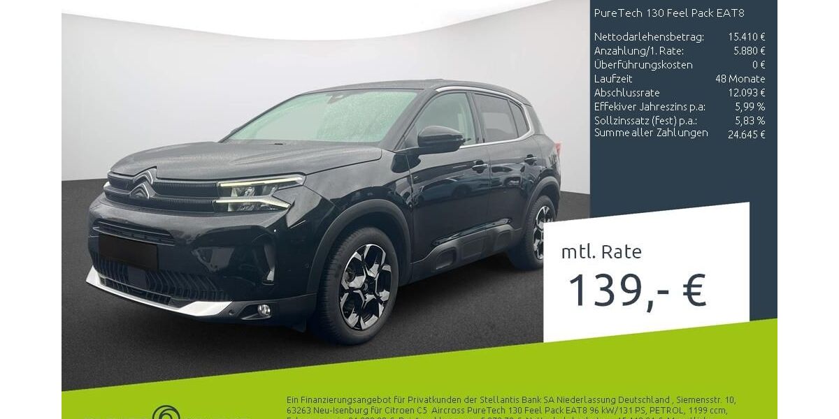 Citroen C5 Aircross 40.950 km 17.860 &euro; Dülmen 48249