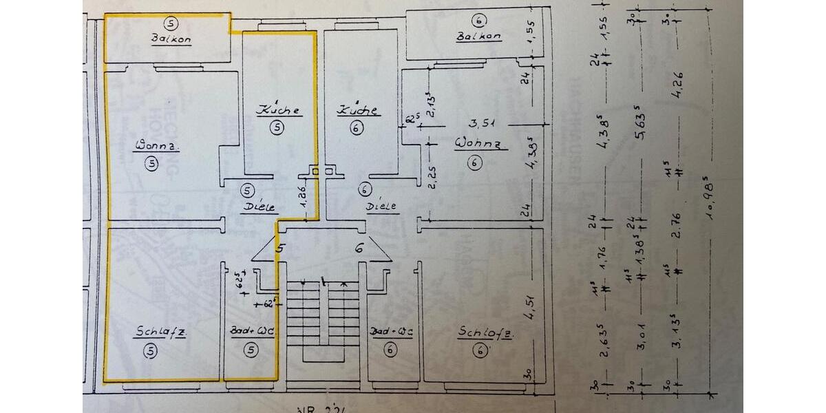 Etagenwohnung Datteln - 2.5 Zimmer, 54 m&sup2;, 77.000&euro; | Angebot:26591191