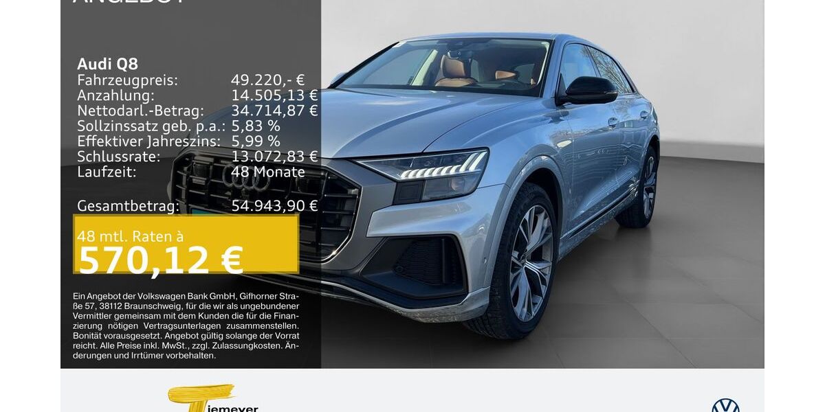 Audi Q8 116.580 km 48.480 &euro; Recklinghausen 45663