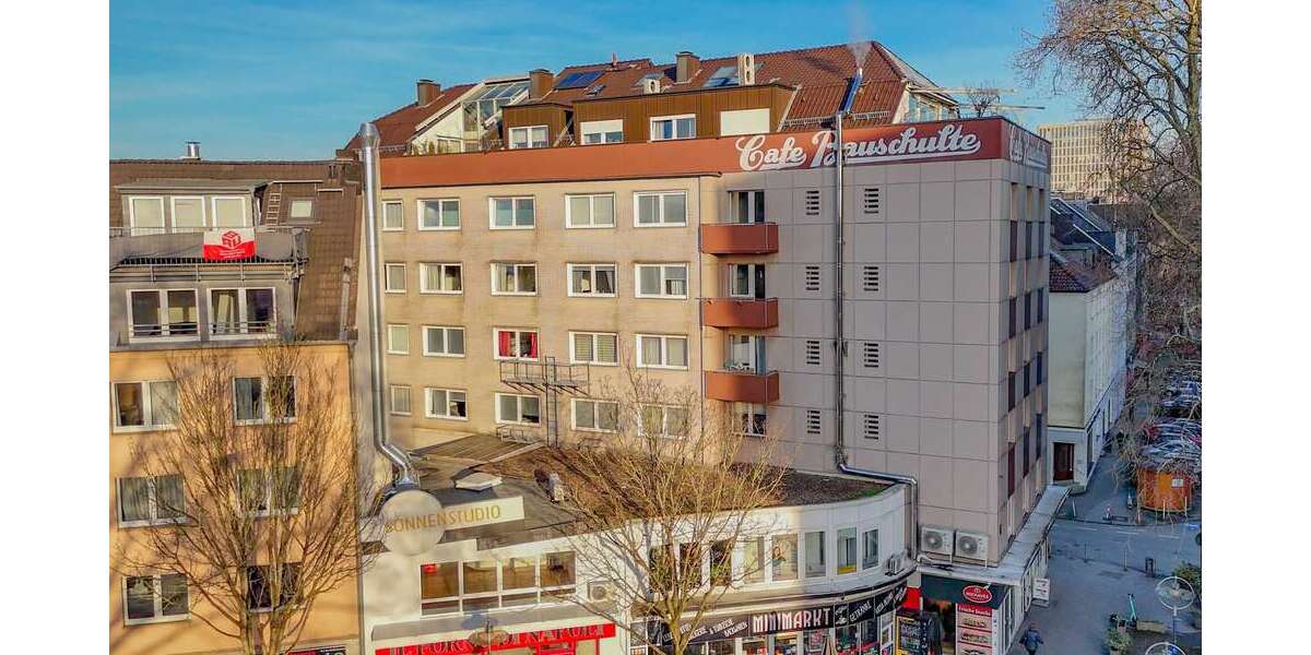 Etagenwohnung Dortmund Innenstadt West - 2 Zimmer, 44 m&sup2;, 490&euro; | Angebot:26975248