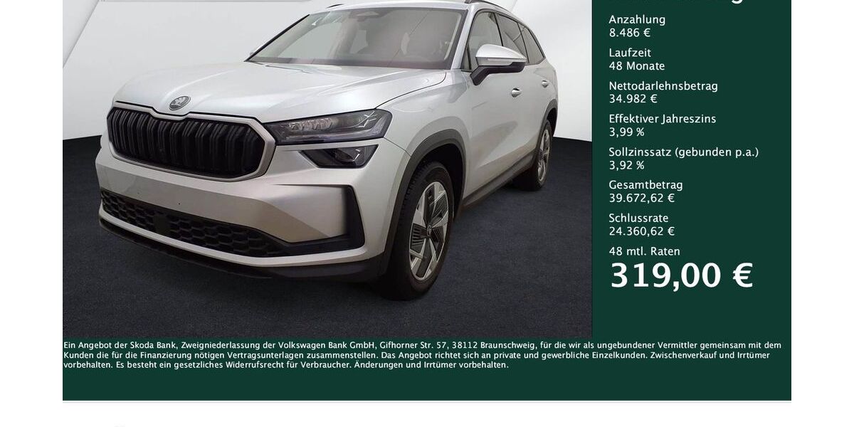 Skoda Kodiaq 16.692 km 43.468 &euro; Dortmund 44269
