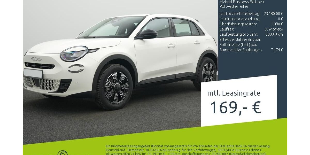Fiat 600 5.000 km 25.880 &euro; Borken 46325