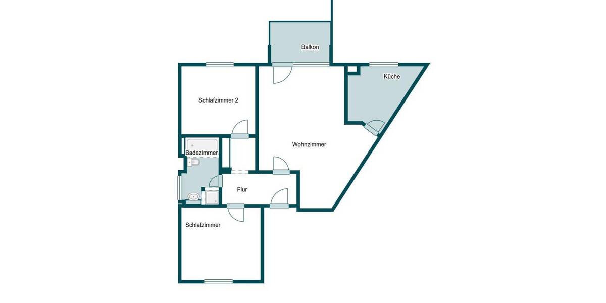Etagenwohnung Dortmund Lütgendortmund - 3 Zimmer, 77 m&sup2;, 156.000&euro; | Angebot:26555847