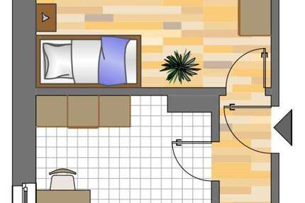 Wohnung Herne Altenhöfen - 1.5 Zimmer, 36 m&sup2;, 329&euro; | Angebot:26978167