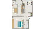 Erdgeschoßwohnung Essen Stadtbezirk III - 2.5 Zimmer, 55 m&sup2;, 458&euro; | Angebot:25982846