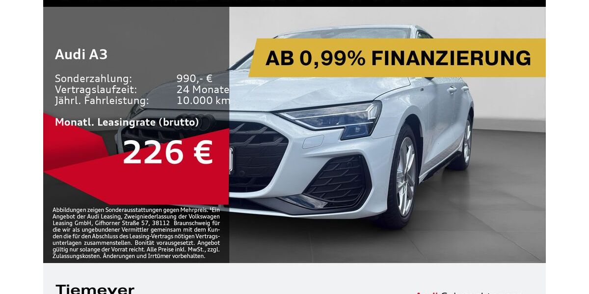 Audi A3 9.677 km 31.070 &euro; Oberhausen 46047