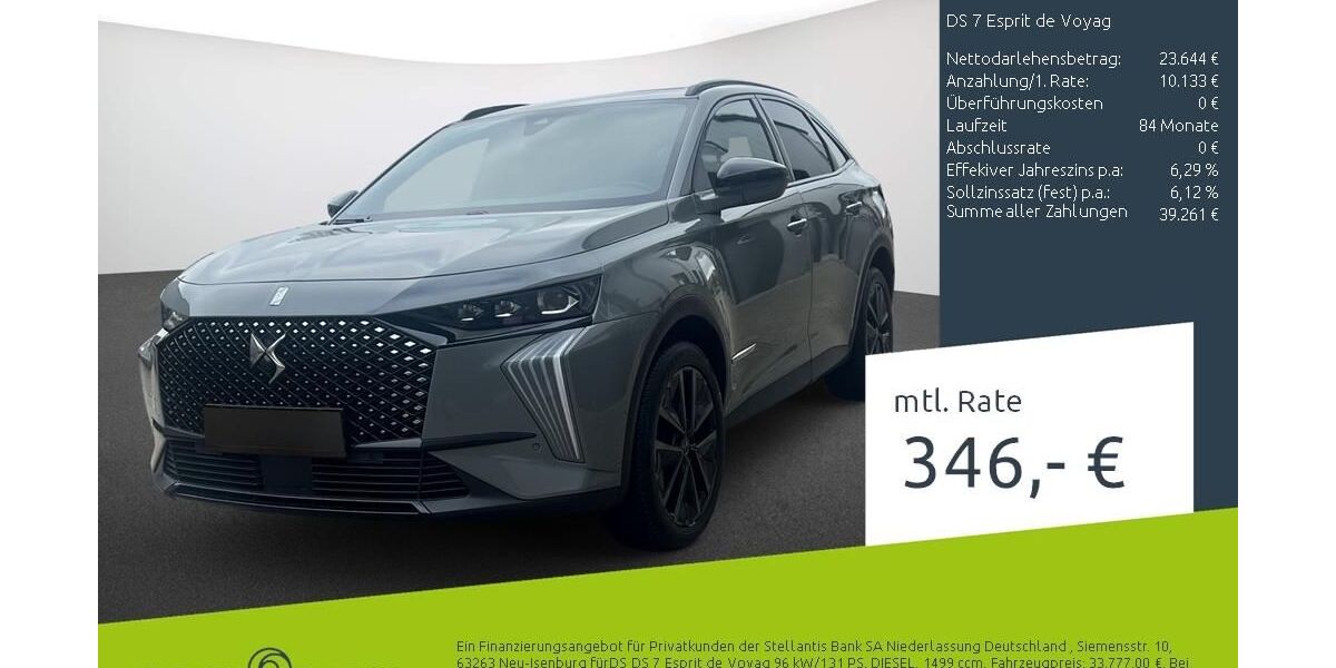 DS Automobiles DS7 (Crossback) 25.672 km 32.860 &euro; Dülmen 48249