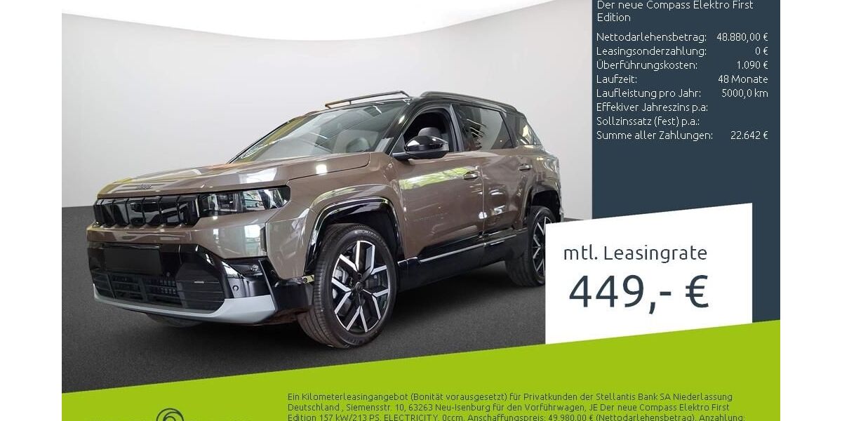 Jeep Compass 8.500 km 46.779 &euro; Borken 46325