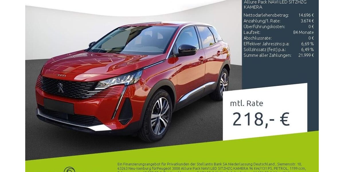 Peugeot 3008 48.075 km 18.370 &euro; Borken 46325