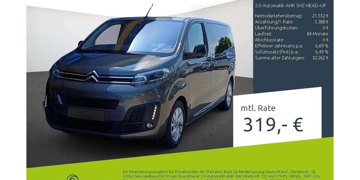 Citroen Spacetourer 88.000 km 26.889 &euro; Borken 46325