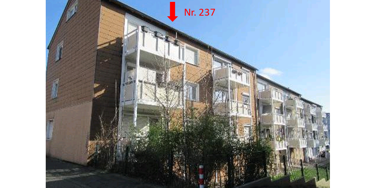Etagenwohnung Recklinghausen Grullbad - 35 Zimmer, 66 m&sup2;, 55.000&euro; | Angebot:27600907