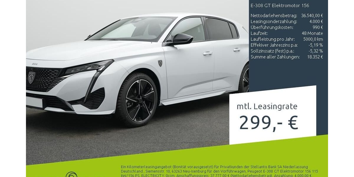 Peugeot 308 1.500 km 34.860 &euro; Dülmen 48249