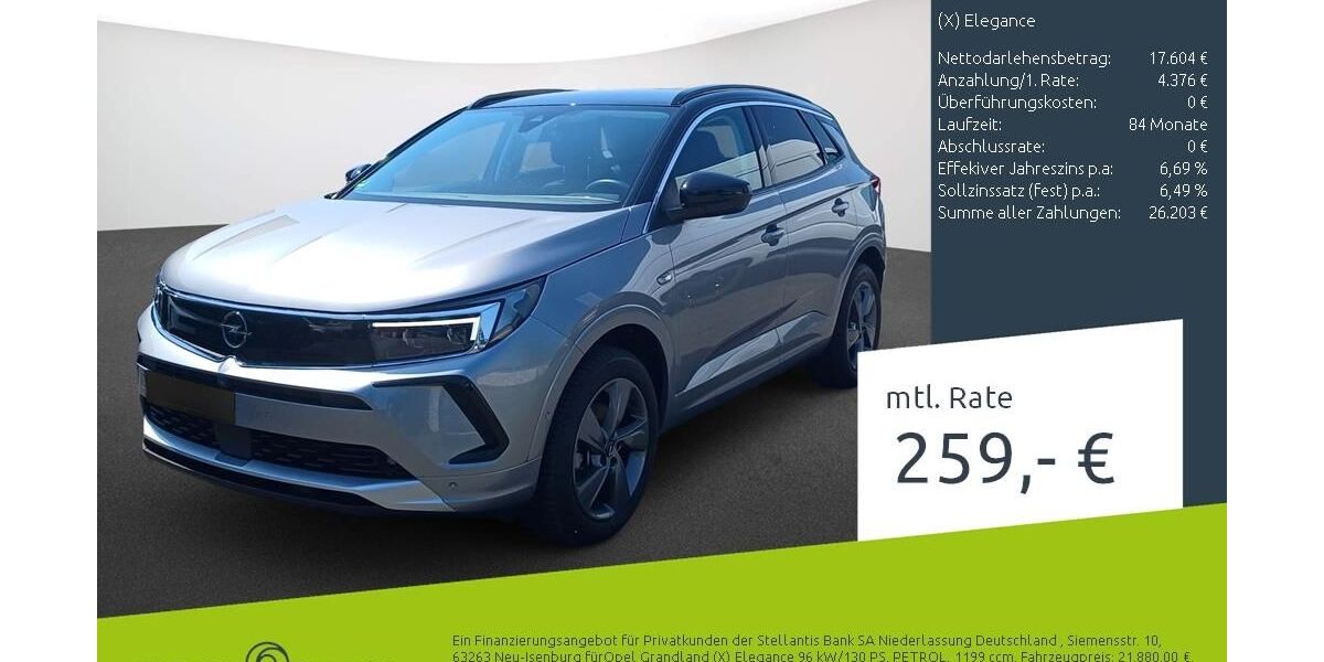 Opel Grandland (X) 14.891 km 21.880 &euro; Borken 46325