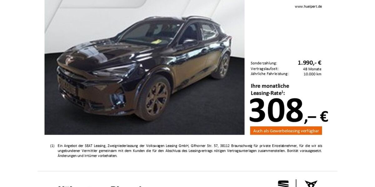 Cupra Formentor 12.806 km 35.366 &euro; Dortmund 44269