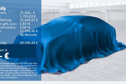 VW Caddy 15.558 km 24.820 &euro; Recklinghausen 45663