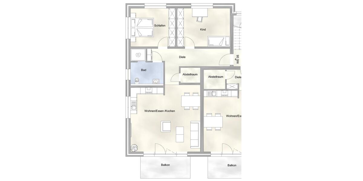 Etagenwohnung Marl Alt-Marl - 3 Zimmer, 97 m&sup2;, 1.120&euro; | Angebot:26477685