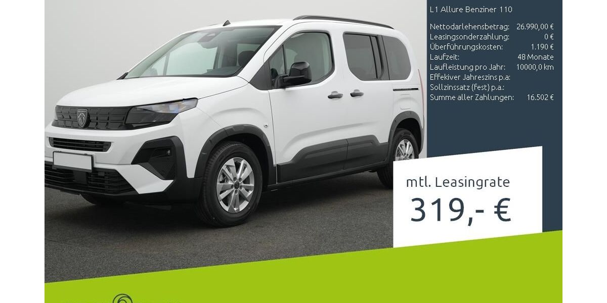 Peugeot Rifter 1.500 km 24.290 &euro; Borken 46325