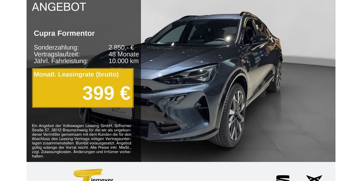 Cupra Formentor 2.999 km 42.890 &euro; Oberhausen 46145