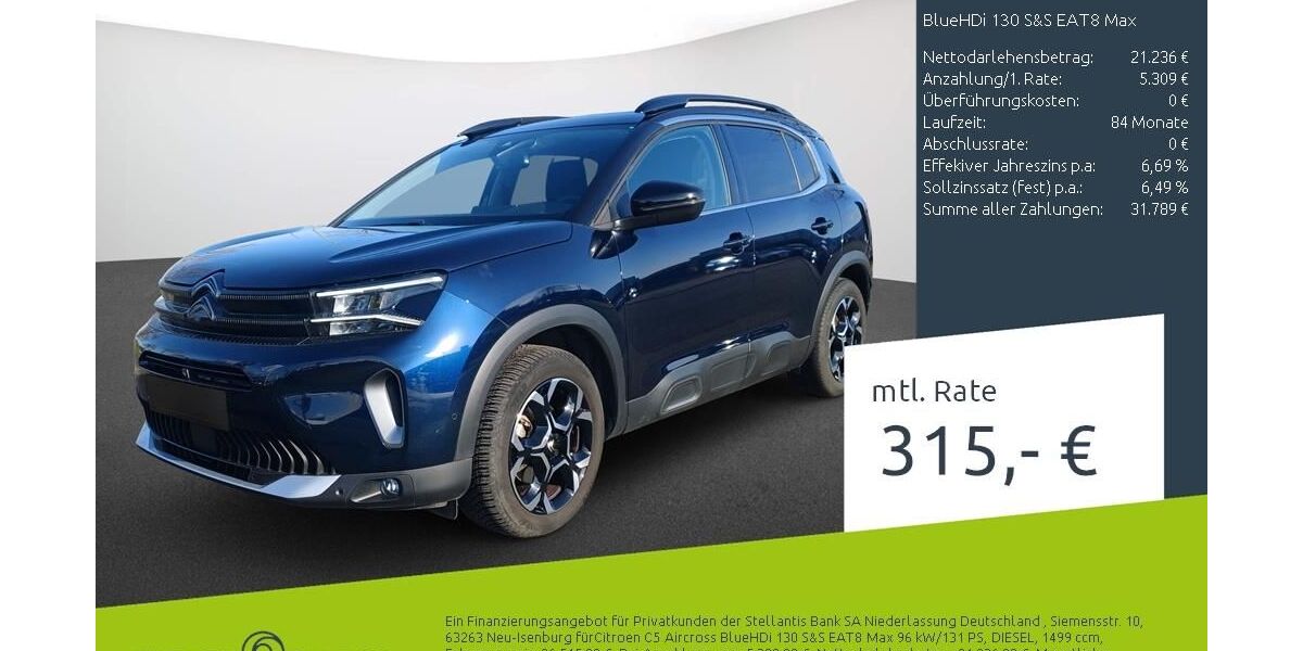Citroen C5 Aircross 18.513 km 26.545 &euro; Dülmen 48249