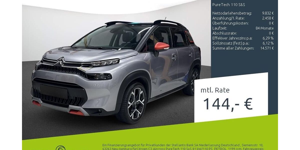 Citroen C3 Aircross 7.145 km 12.290 &euro; Dülmen 48249