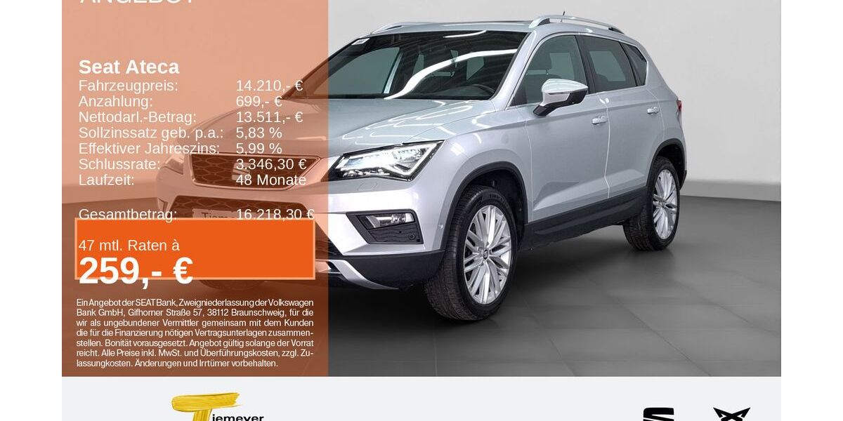 Seat Ateca 102.560 km 14.210 &euro; Bochum 44809