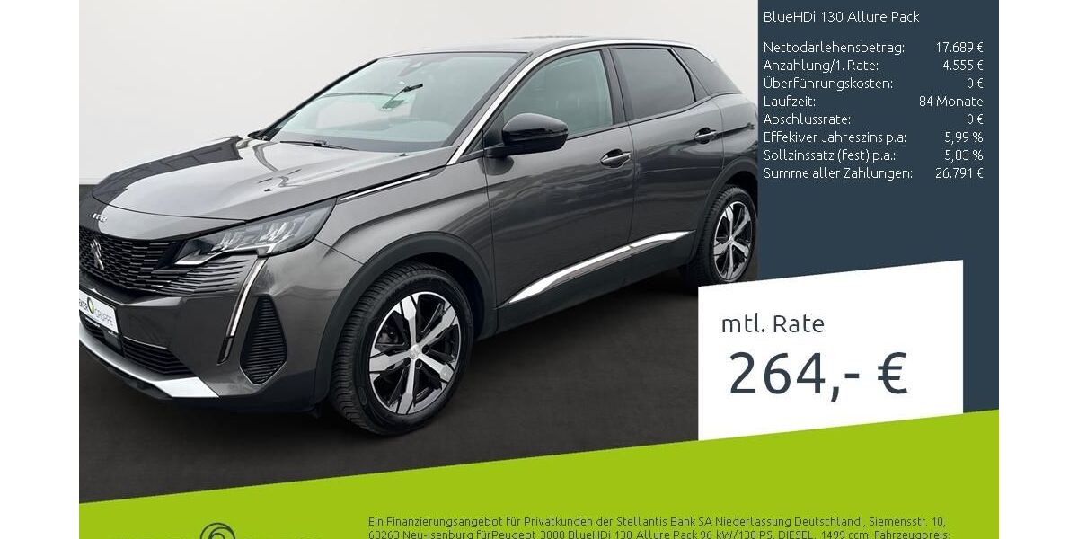 Peugeot 3008 40.949 km 22.244 &euro; Borken 46325