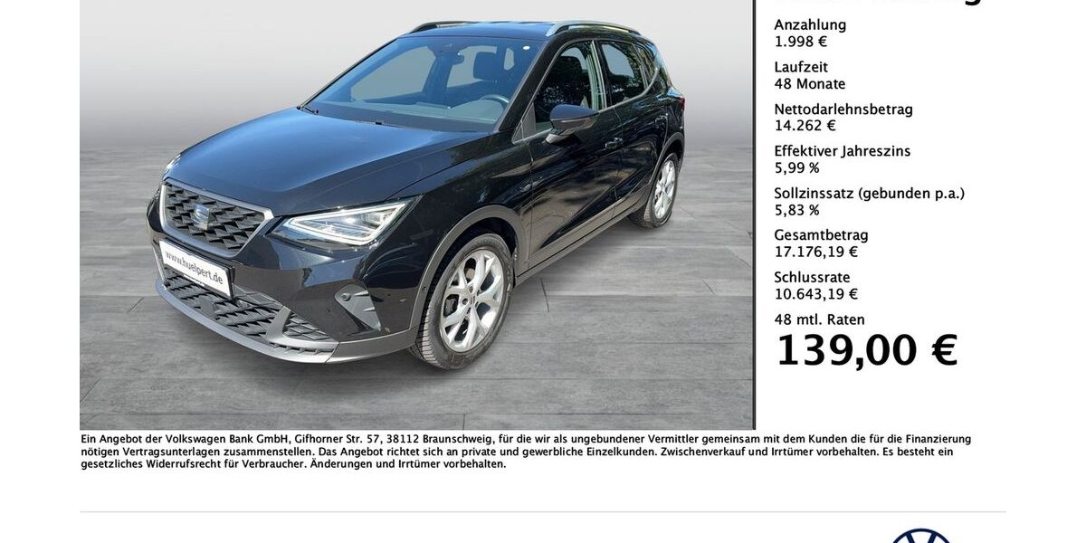 Seat Arona 91.584 km 16.260 &euro; Dortmund 44379