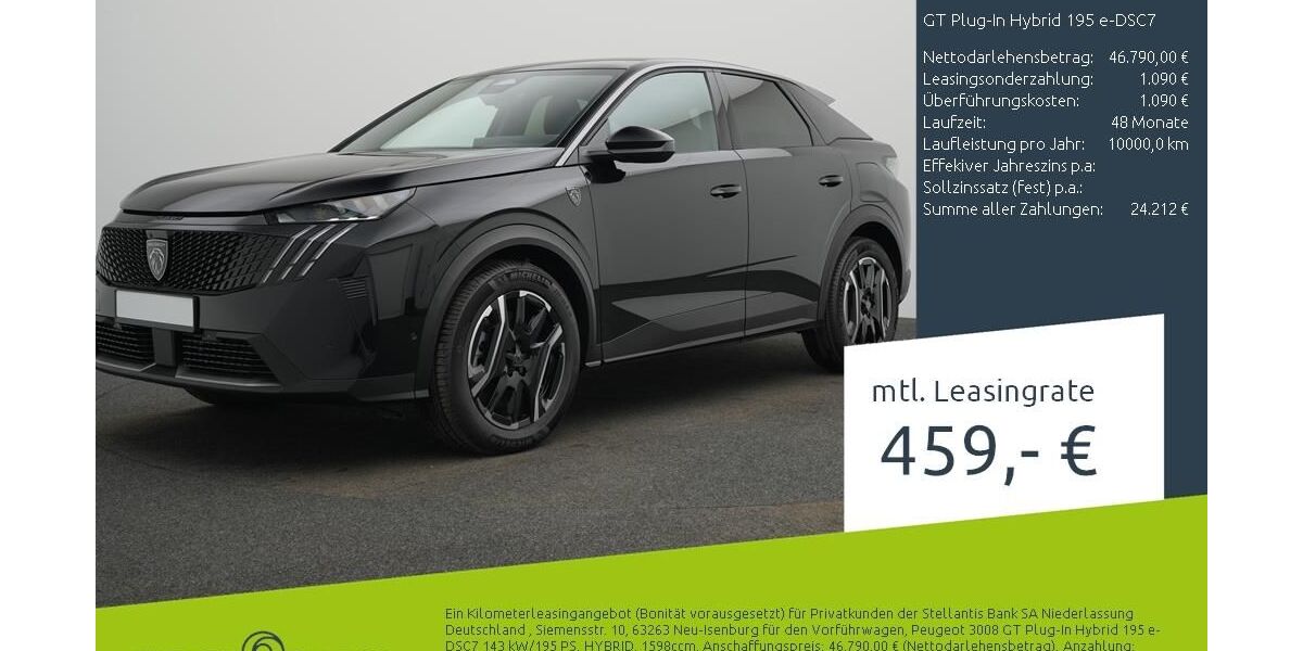 Peugeot 3008 1.500 km 46.949 &euro; Borken 46325