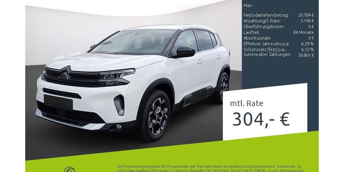 Citroen C5 Aircross 21.641 km 25.370 &euro; Borken 46325