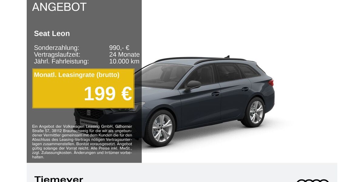 Seat Leon 24.525 km 28.440 &euro; Bochum 44809
