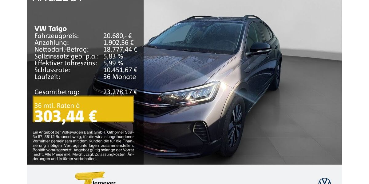 VW Taigo 7.867 km 18.980 &euro; Recklinghausen 45663