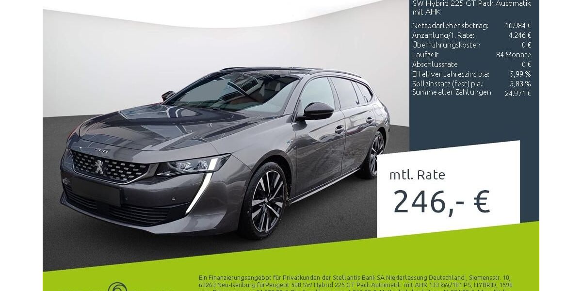 Peugeot 508 74.534 km 20.989 &euro; Borken 46325