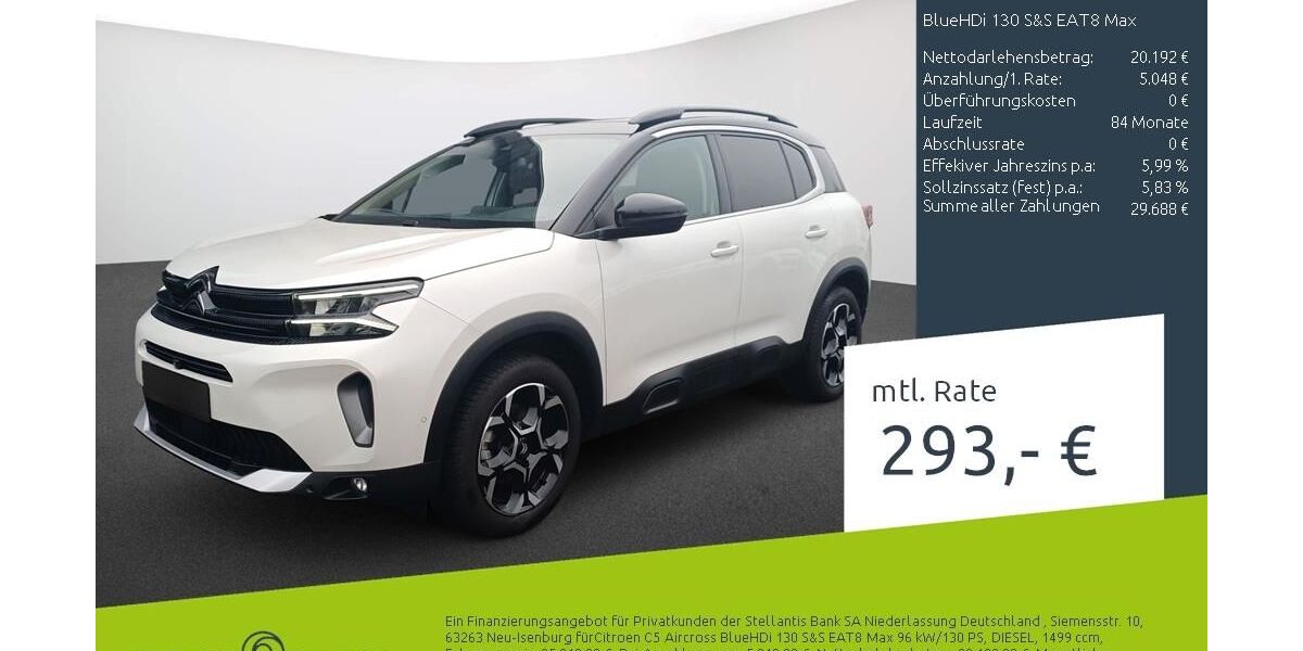 Citroen C5 Aircross 44.308 km 24.660 &euro; Dülmen 48249