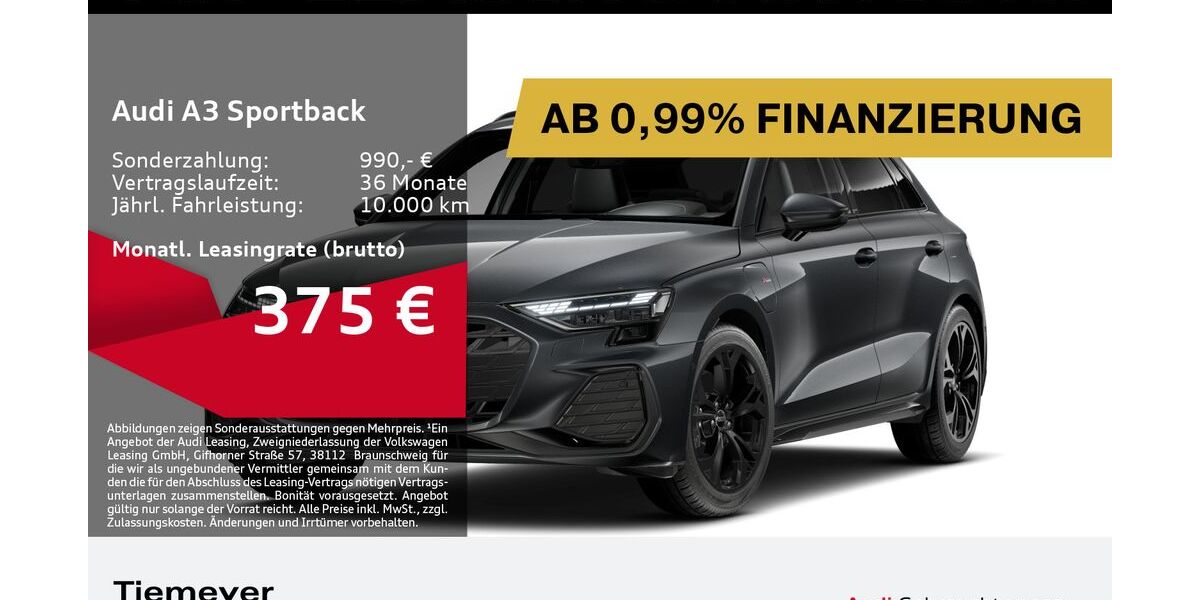 Audi A3 10.277 km 42.860 &euro; Oberhausen 46047