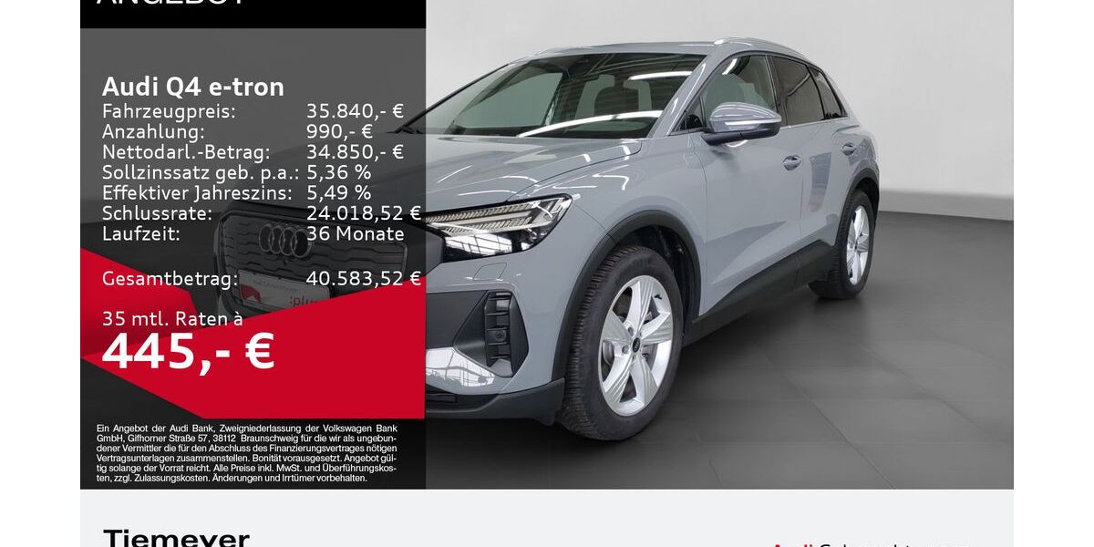 Audi Q4 e-tron 46.127 km 35.840 &euro; Bochum 44809