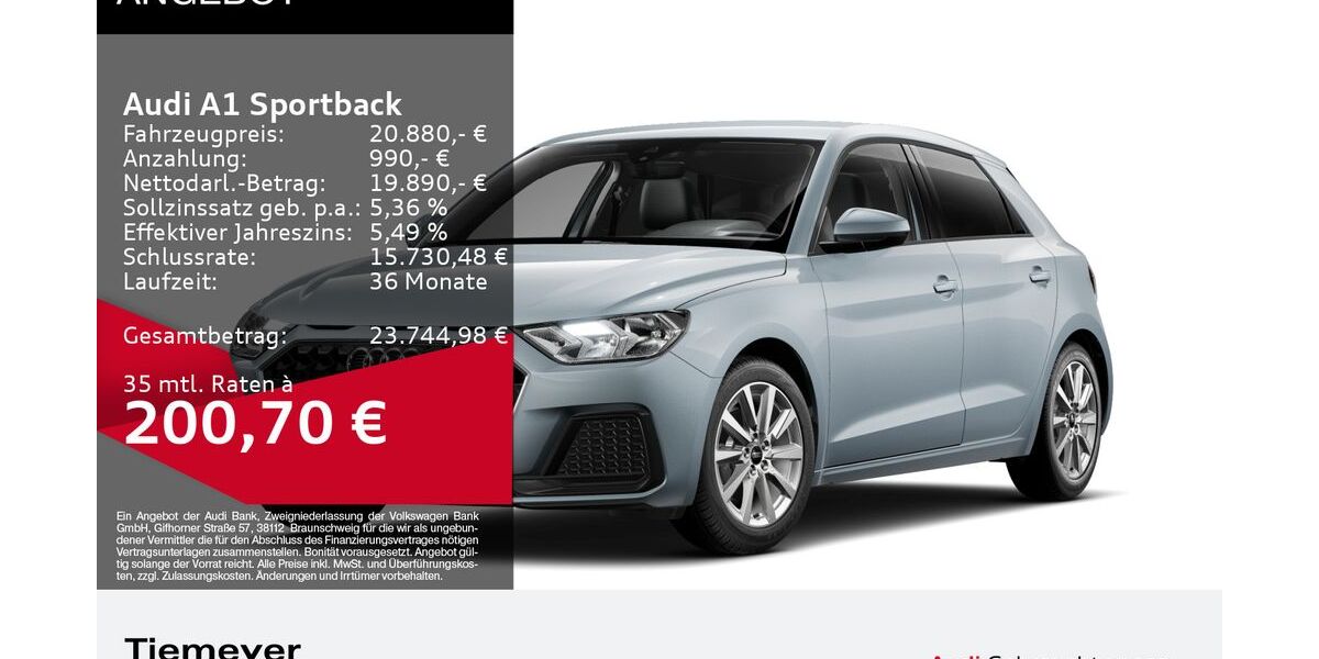 Audi A1 5.914 km 20.880 &euro; Bochum 44809