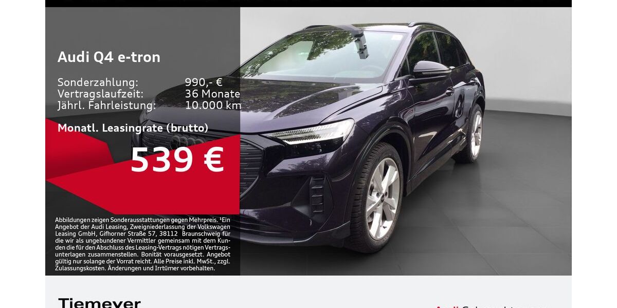 Audi Q4 e-tron 3.345 km 49.220 &euro; Gelsenkirchen 45894