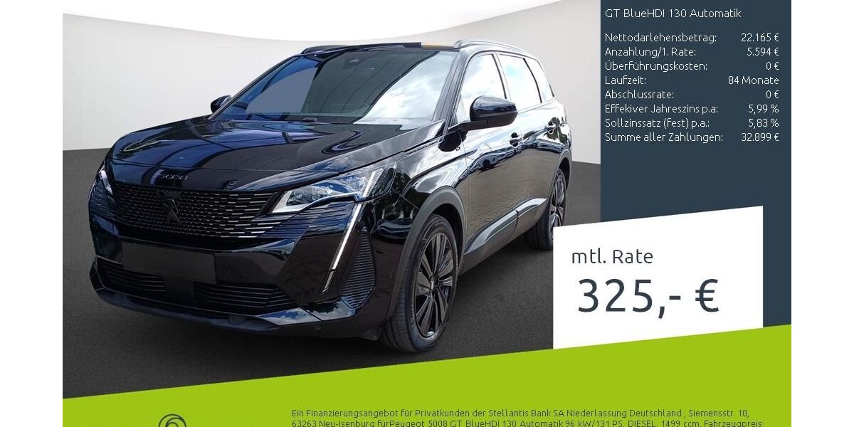 Peugeot 5008 46.888 km 26.879 &euro; Borken 46325