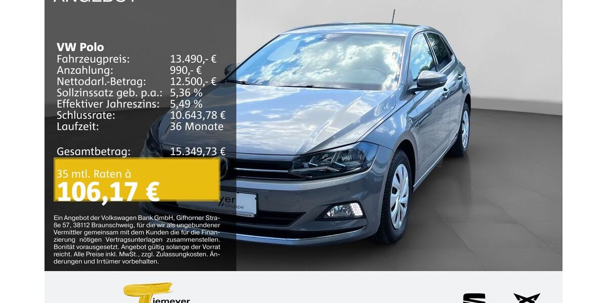 VW Polo 54.801 km 13.490 &euro; Gelsenkirchen OT Beckhausen 45899