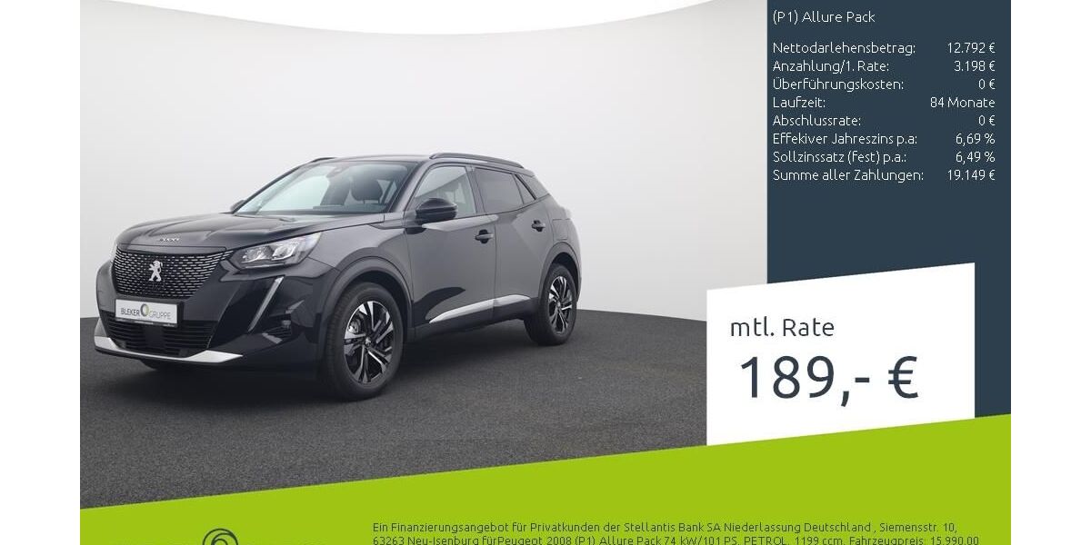 Peugeot 2008 31.255 km 15.990 &euro; Dülmen 48249