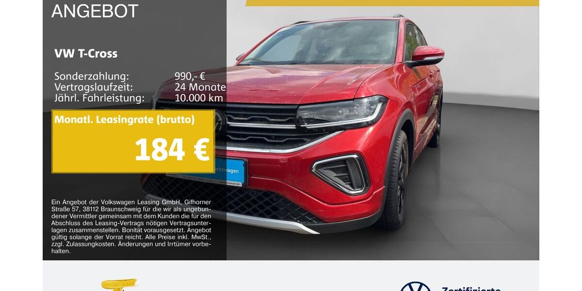 VW T-Cross 5.485 km 27.110 &euro; Oberhausen 46047