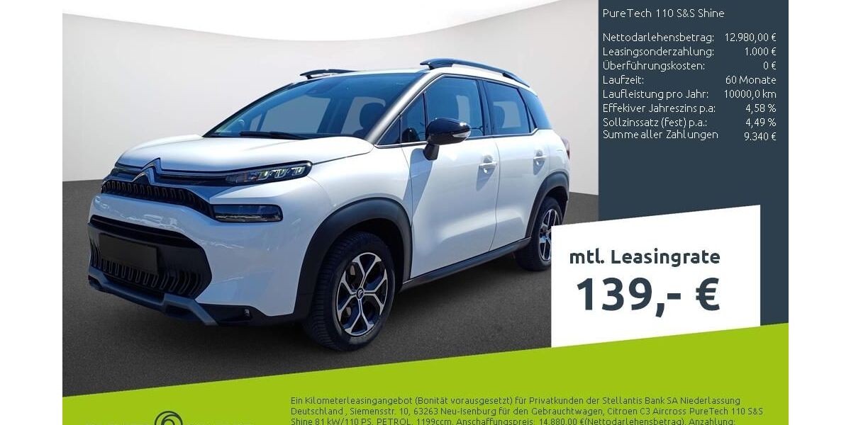 Citroen C3 Aircross 13.556 km 12.280 &euro; Borken 46325