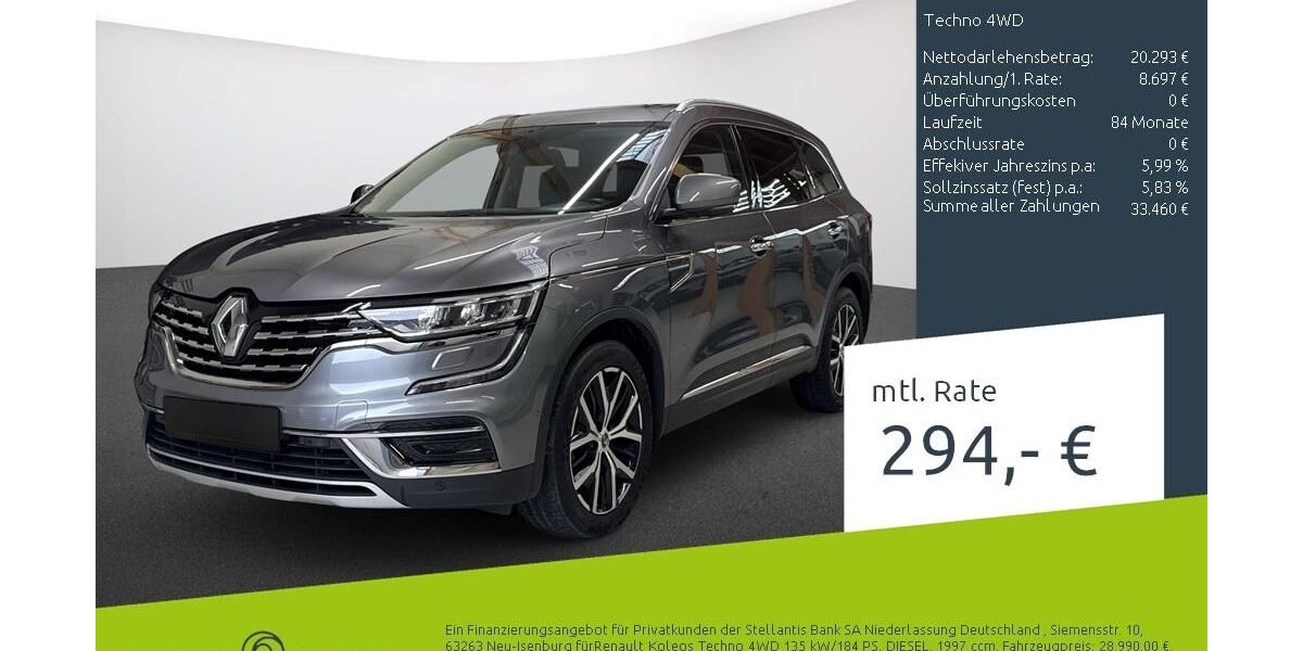 Renault Koleos 47.320 km 27.860 &euro; Dülmen 48249